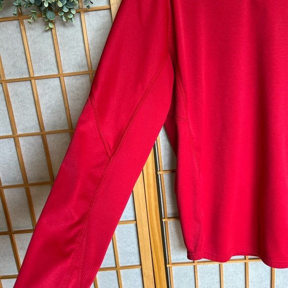 Rawlings LRC Red Athletic Long Sleeve Performance Shirt Size Medium - Picture 6 of 7